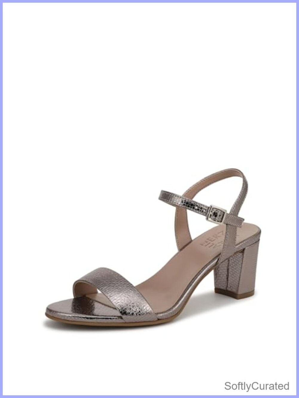 Naturalizer Bristol Heeled Sandal Slingback Block Heel Comfort